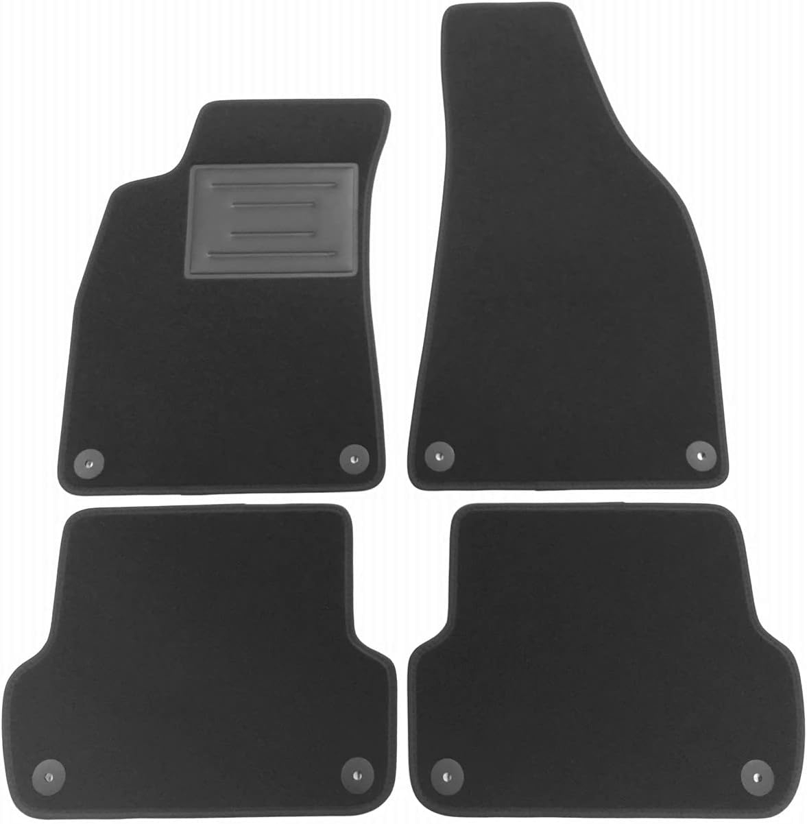 ASC Tappetini Auto Compatibili con Audi A4 B6-B7 2001-2007 berlina e stationwagon