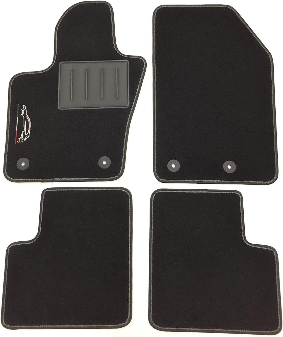 ASC Tappetini Auto Compatibili con Fiat 500X Cross-Lounge-Sport 2014-2024