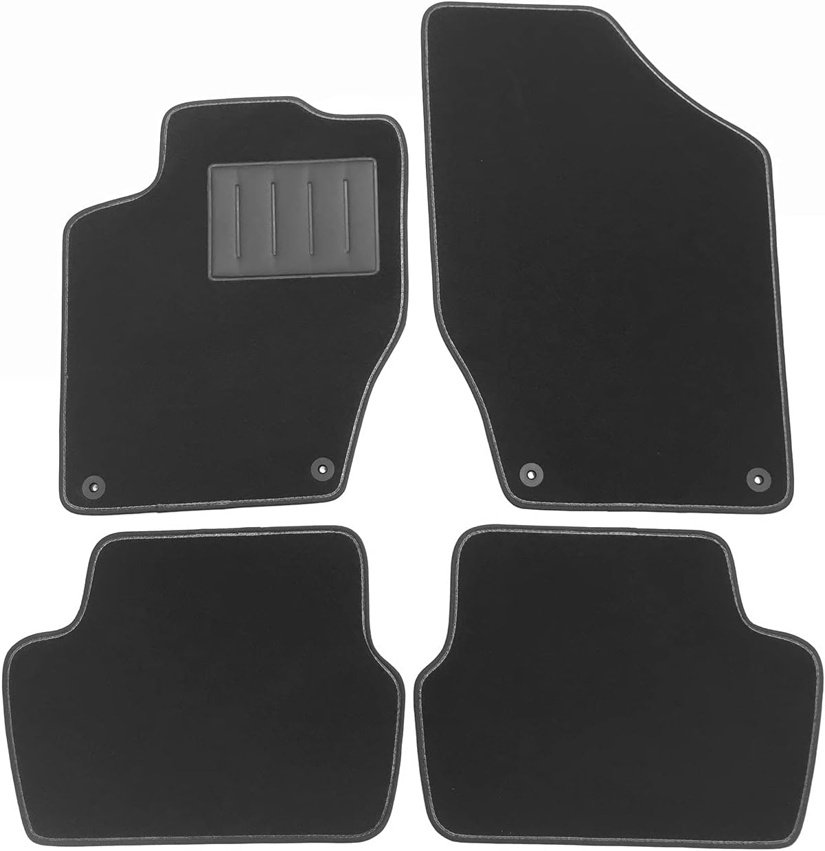 ASC tappetti auto compatibili con PEUGEOT 308 I SERIE dal 2007 al 2013 cod B093DBY22X