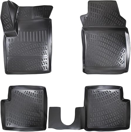 ASC tappeti auto compatibili con Fiat 500 3 porte dal 2007 al 2012 cod B0DWG2FGTG