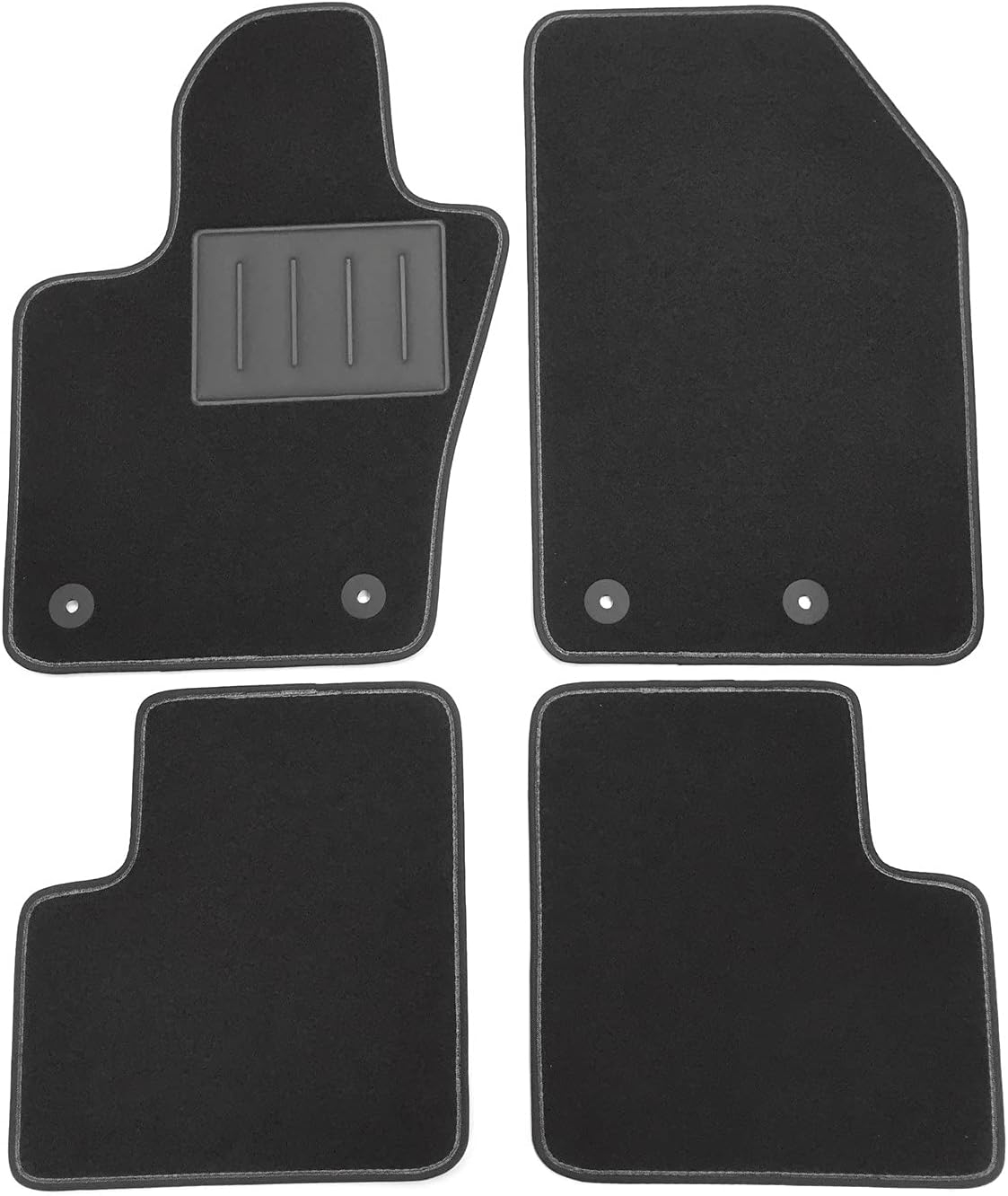 ASC Tappetini Auto Compatibili con Fiat 500X Cross-Lounge-Sport 2014-2024