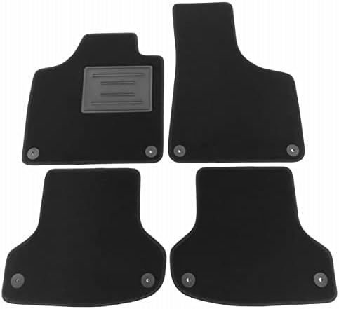Tappeti Auto Audi A3 8P-8PA 2003-2013 su Misura | Moquette con Battitacco e Bordo Antiscivolo