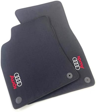 Tappeti Auto Audi A5 SPORTBACK 2007-2015 su Misura | Velluto con Loghi Ricamati e Bottoni di Ancoraggio