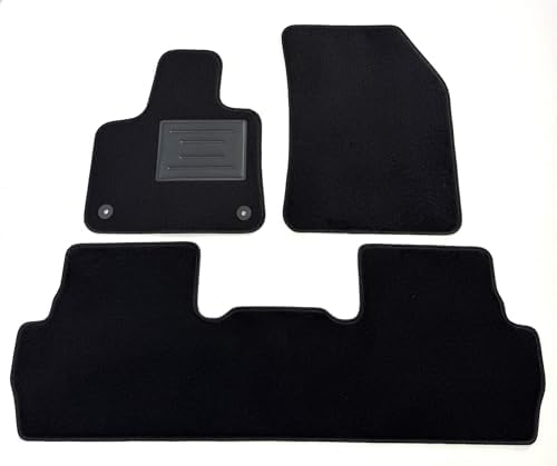 Tappeti Auto Peugeot 5008 II serie 5 posti 2017-2024 su Misura | Moquette con Battitacco e Bordo Antiscivolo