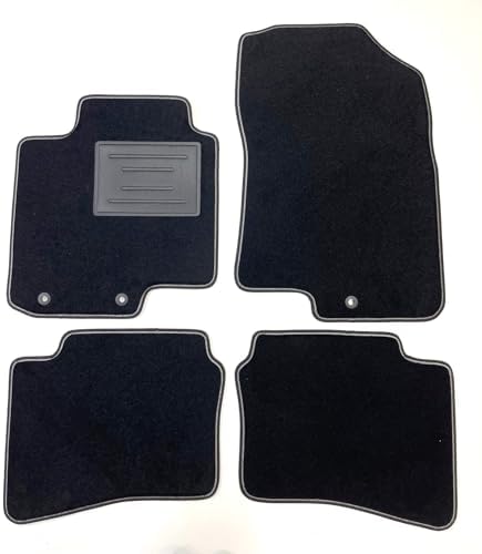 Tappeti Auto Hyundai i20 II 2014-2020 su Misura | Moquette con Battitacco e Bordo Antiscivolo