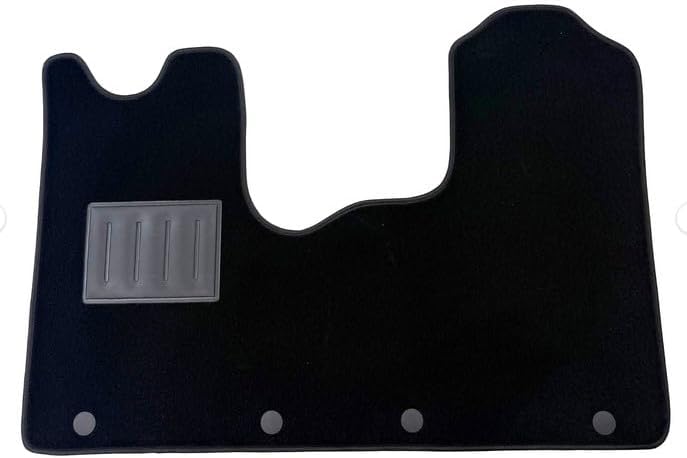 Tappeti Auto Renault Trafic Furgone 3/5/7/8/9 posti Restyling 2014-2024 su Misura | Moquette con Battitacco e Bottoni di Ancoraggio