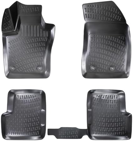 Tappeti Auto Fiat 500X Cross-Lounge-Sport 2014-2024 su Misura | Gomma con Bottoni di Ancoraggio